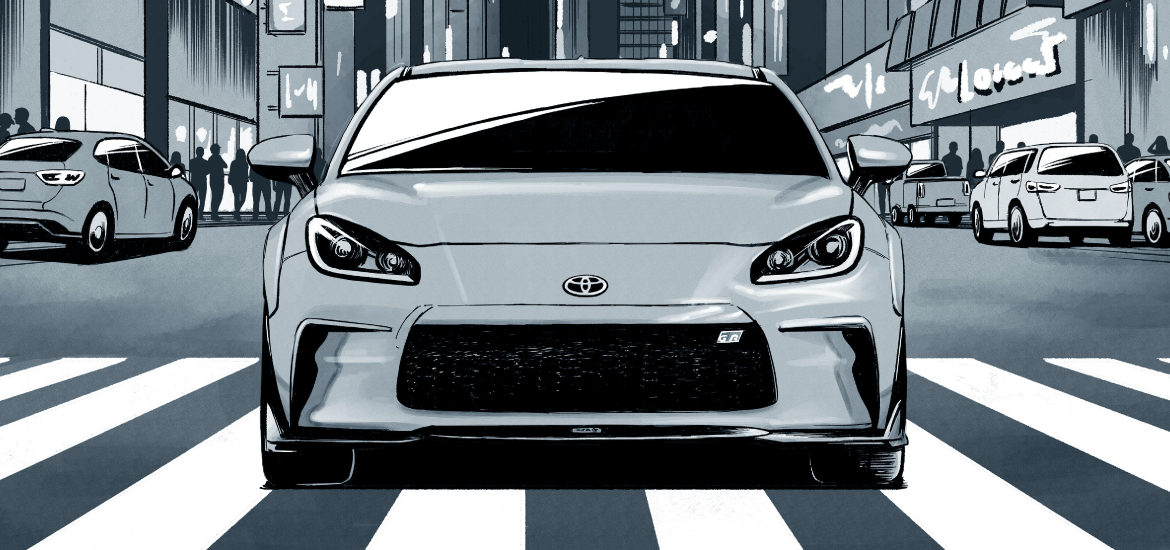 TOM’S「カーデザインTシャツ　GR86」